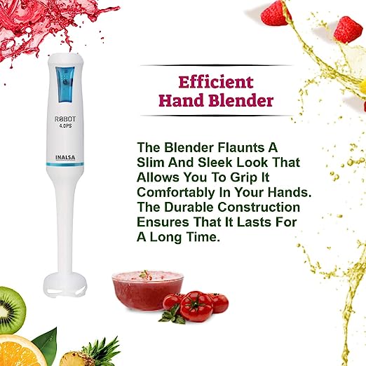 Inalsa Robot 4.0 PS Hand Blender 400W Inalsa Robot 4.0 PS Hand Blender 400W